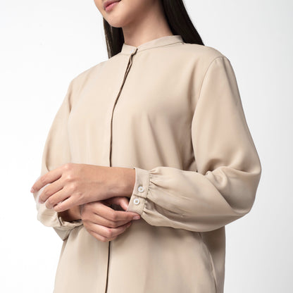 Benhill "Yena" Tops Kemeja Wanita Beige 238-39578