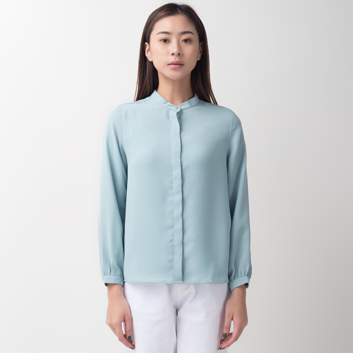 Benhill "Yena" Tops Kemeja Wanita Blue 744-39378