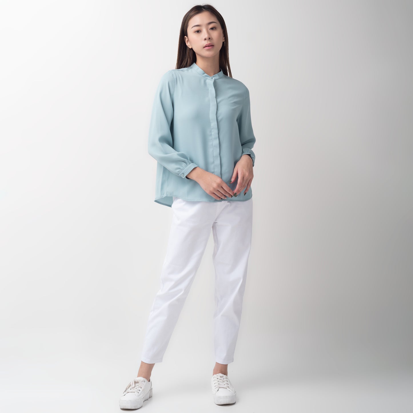 Benhill "Yena" Tops Kemeja Wanita Blue 744-39378