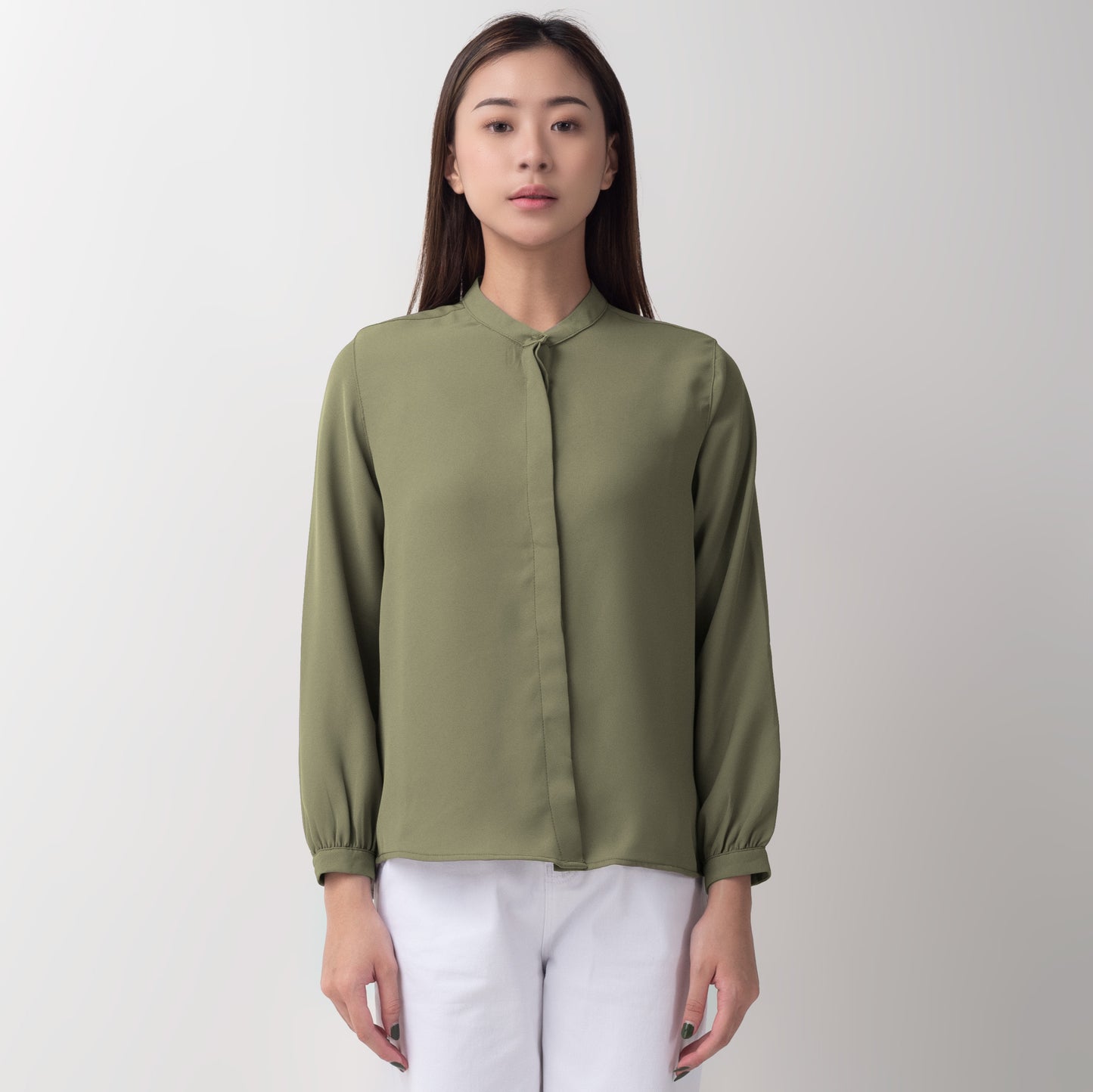 Benhill "Yena" Tops Kemeja Wanita Army 745-39H78