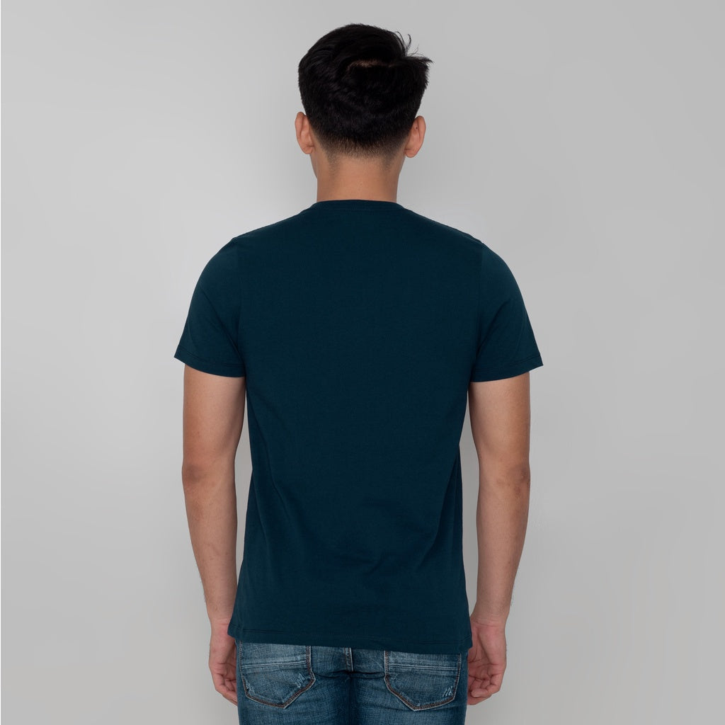 Benhill T-shirt Kaos Pria New Logo Collection Katun 24s Combed Pendek Navy A64-A65-29G68