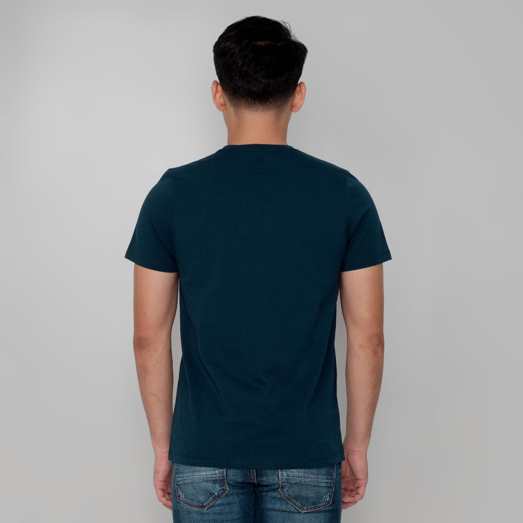Benhill T-shirt Kaos Pria New Logo Collection Katun 24s Combed Pendek Navy A68-A69-29G68