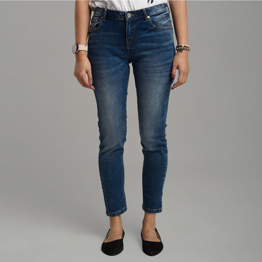 Benhill Celana Panjang Wanita Denim Skinny Medium Blue A113-A114-3230K