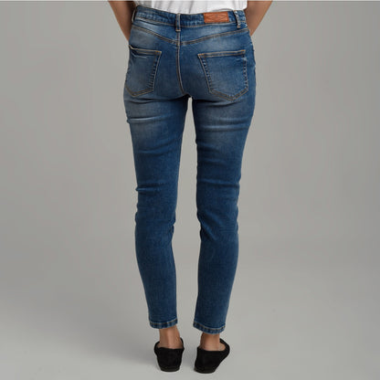 Benhill Celana Panjang Wanita Denim Skinny Medium Blue A113-A114-3230K