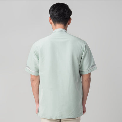 Benhill Taqwa Koko Bordir Pria Lengan Pendek Mint 2394-95-96-32708