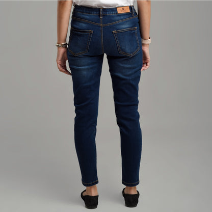 Benhill Celana Panjang Wanita Denim Skinny Dark Blue A109-A110-3230K