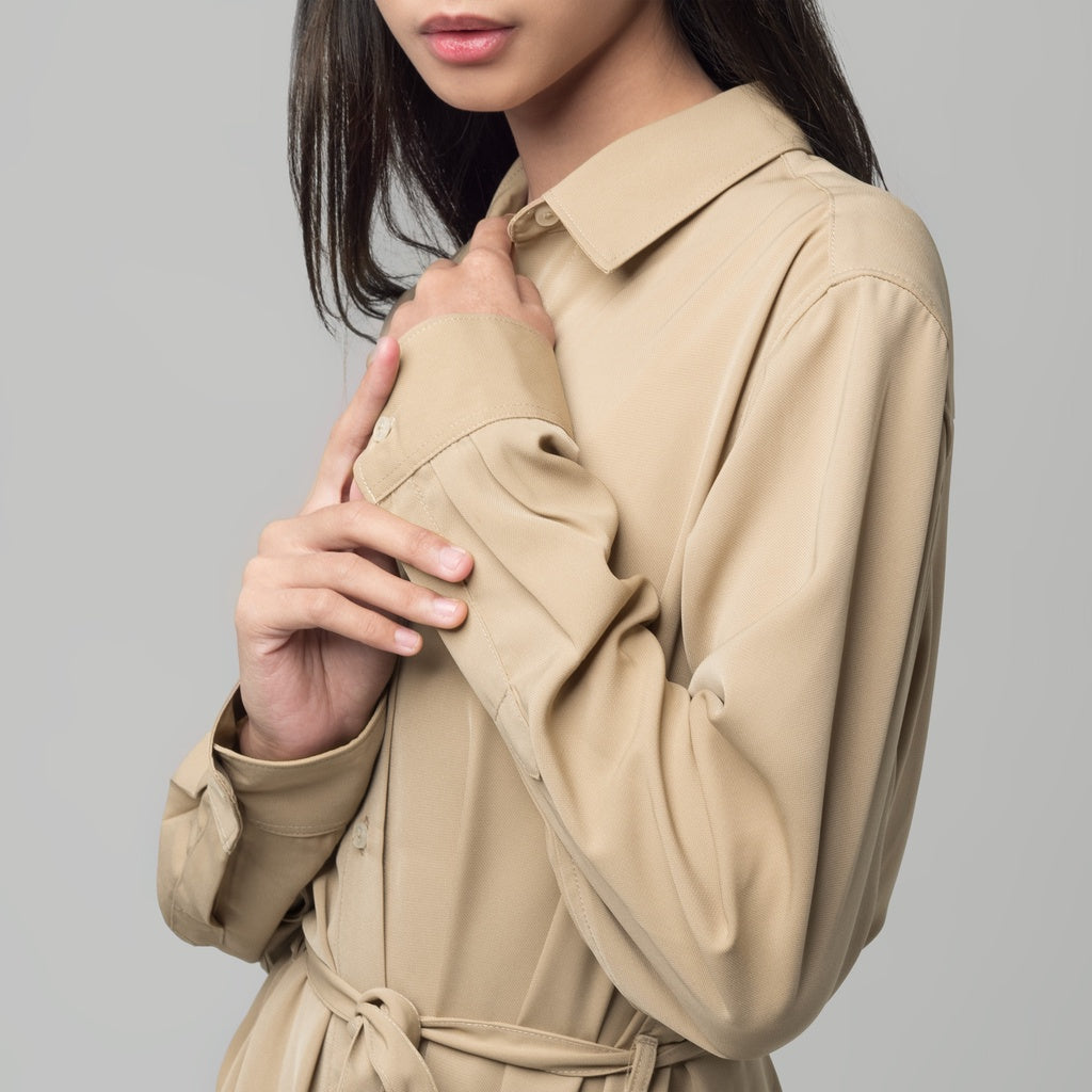 Benhill Dress Tunik Cotton A Line Cream A208-2991J