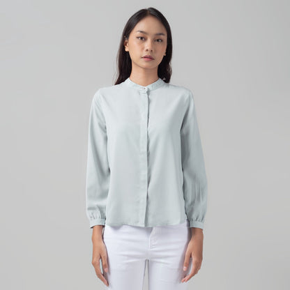 Benhill "Yena" Tops Kemeja Wanita Dusty Blue 896-29378
