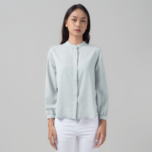 Benhill "Yena" Tops Kemeja Wanita Dusty Blue 896-29378