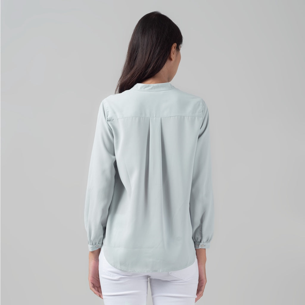 Benhill "Yena" Tops Kemeja Wanita Dusty Blue 896-29378