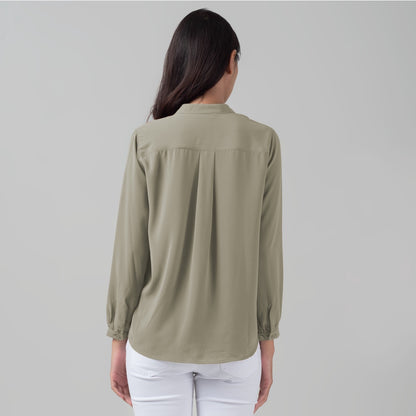 Benhill "Yena" Tops Kemeja Wanita Olive 922-29778