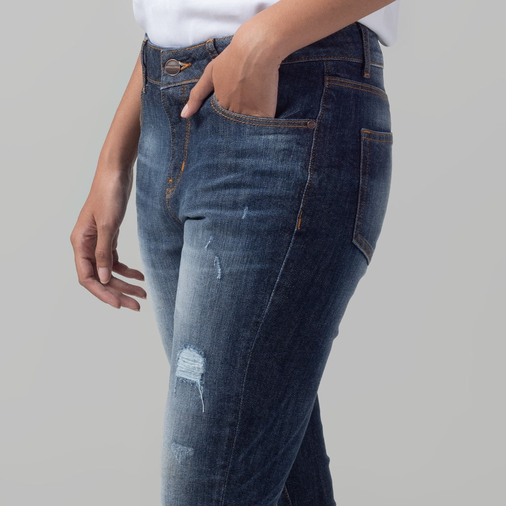 Benhill Celana Panjang Wanita Denim Skinny Blue 884-885-2230K