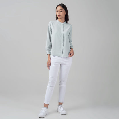 Benhill "Yena" Tops Kemeja Wanita Dusty Blue 896-29378