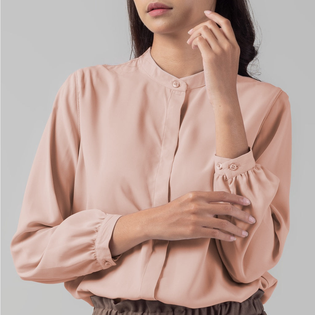 Benhill "Yena" Tops Kemeja Wanita Pink 241A-39478