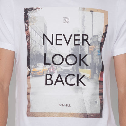 Benhill T-shirt New Logo Collection Katun 30s Combed Lengan Pendek Putih A02-A03-29168