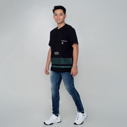 Benhill T-Shirt Oversize Fit Hitam A07-29268