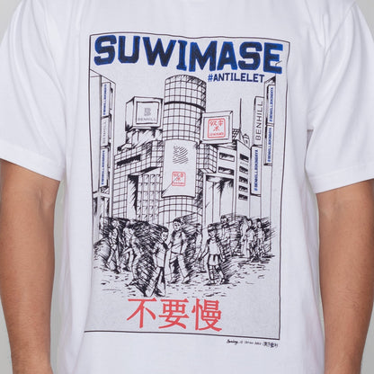 Benhill X Senikanji T-Shirt Oversize Fit Putih A54-29168