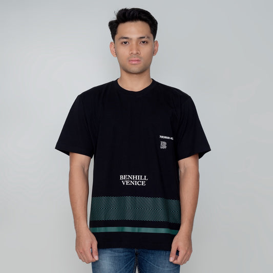 Benhill T-Shirt Oversize Fit Hitam A07-29268