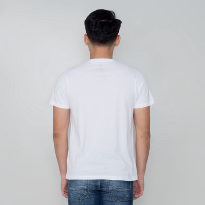 Benhill T-shirt New Logo Collection Katun 24s Combed Pendek White A18-29168