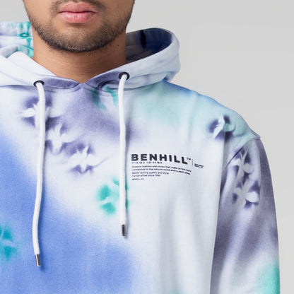 Benhill Sweat Hoodie Unisex Tie dye Biru 485-29150