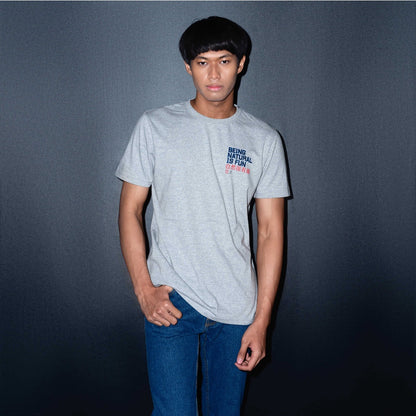 Benhill X Senikanji - T-Shirt Cotton 24s Combed Pendek Misty A04-29668