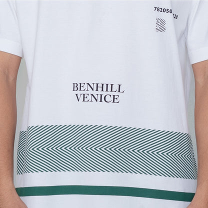 Benhill T-Shirt Oversize Fit White A06-29168