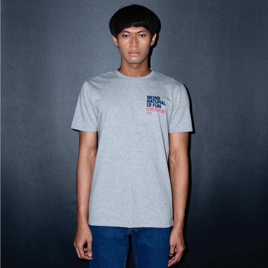 Benhill X Senikanji - T-Shirt Cotton 24s Combed Pendek Misty A04-29668