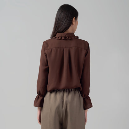 Benhill "Hyeon" Tops Kemeja Wanita Brown 921-29588