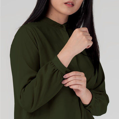 Benhill "Yena" Tops Kemeja Wanita Hijau A173-29H78