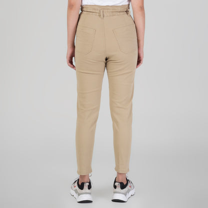 Benhill "Yeji" Celana Wanita High Waist Cream A182-29E0F