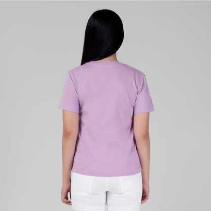 Benhill T-shirt Grafis Katun 30s Combed Lengan Pendek Lilac 611-29886