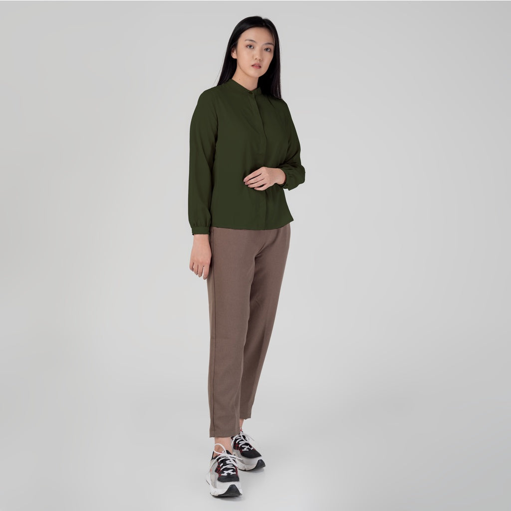 Benhill "Yena" Tops Kemeja Wanita Hijau A173-29H78