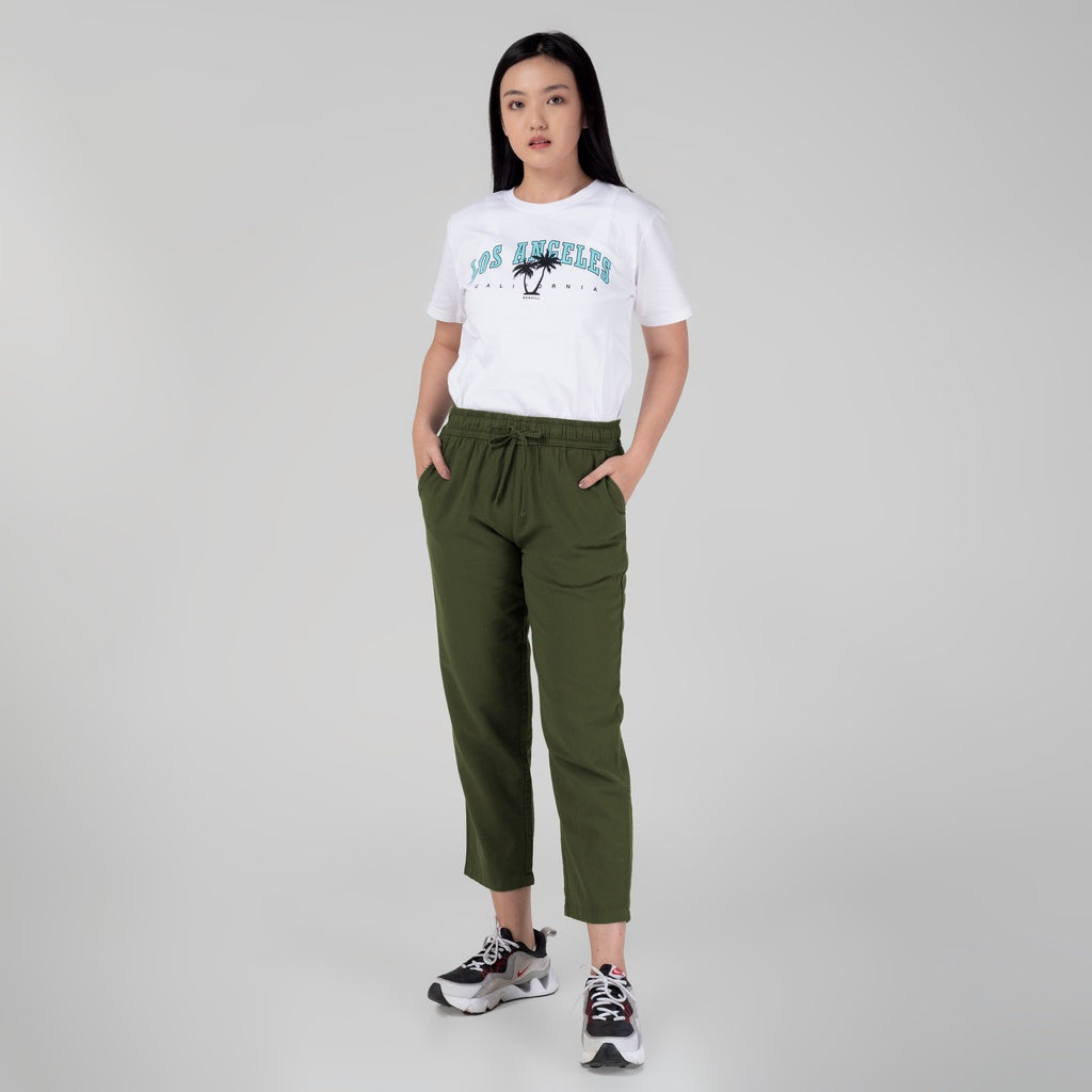 Benhill Harem Celana Casual Wanita Hijau Army A139-A140-16727