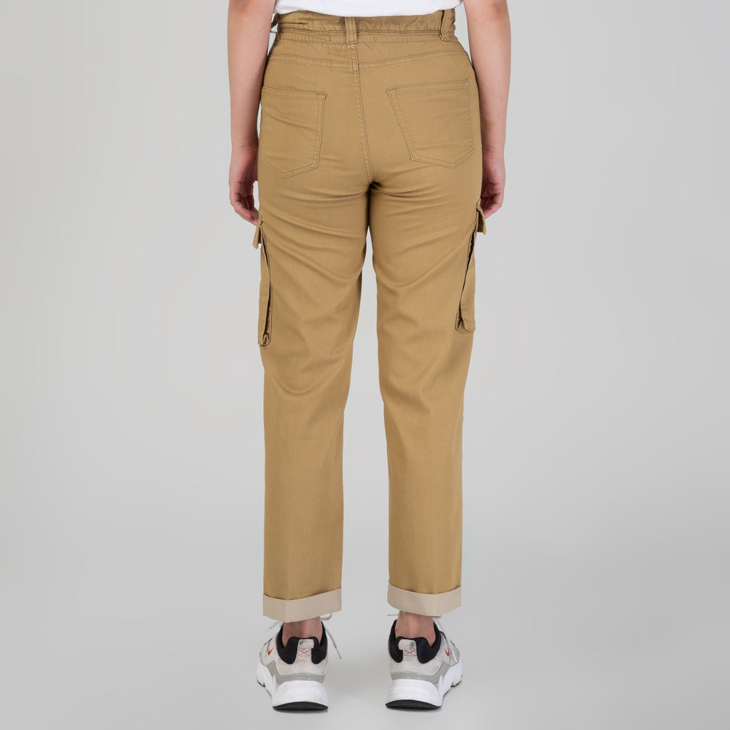 Benhill "Miso" Celana Wanita High Waist Cargo Pants Bronze A161-2250Y