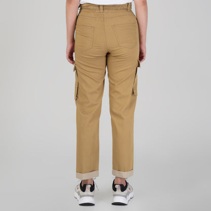 Benhill "Miso" Celana Wanita High Waist Cargo Pants Bronze A161-2250Y