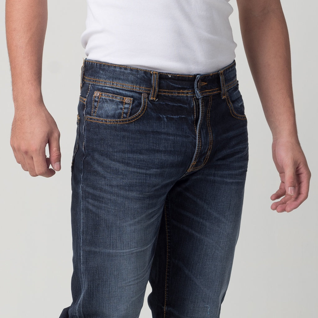 Benhill Premium Denim Pants Relaxed Fit Biru Wash 29615-16-3231F