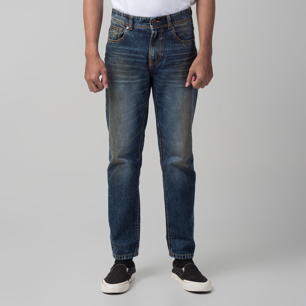Benhill Premium Denim Pants Relaxed Fit Blue Wash 29654-55-3231F
