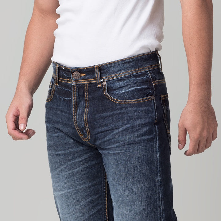 Benhill Premium Denim Pants Relaxed Fit Biru Wash 29615-16-3231F