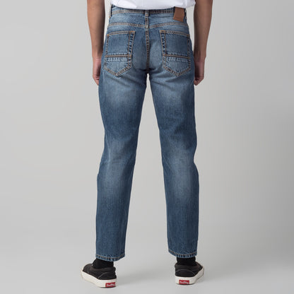 Benhill Premium Denim Pants Relaxed Fit Medium Blue Wash 29652-3231F