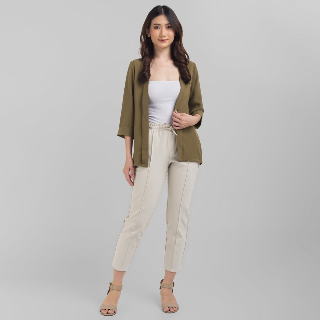 Benhill Bolero "Yuna" Tops Wanita  Lengan 3/4 Olive 939-29E99