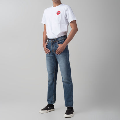 Benhill Premium Denim Pants Relaxed Fit Medium Blue Wash 29652-3231F