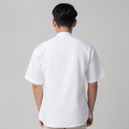 Benhill Kemeja Pria Koko Qurta Lengan Pendek Putih 29955-3211H