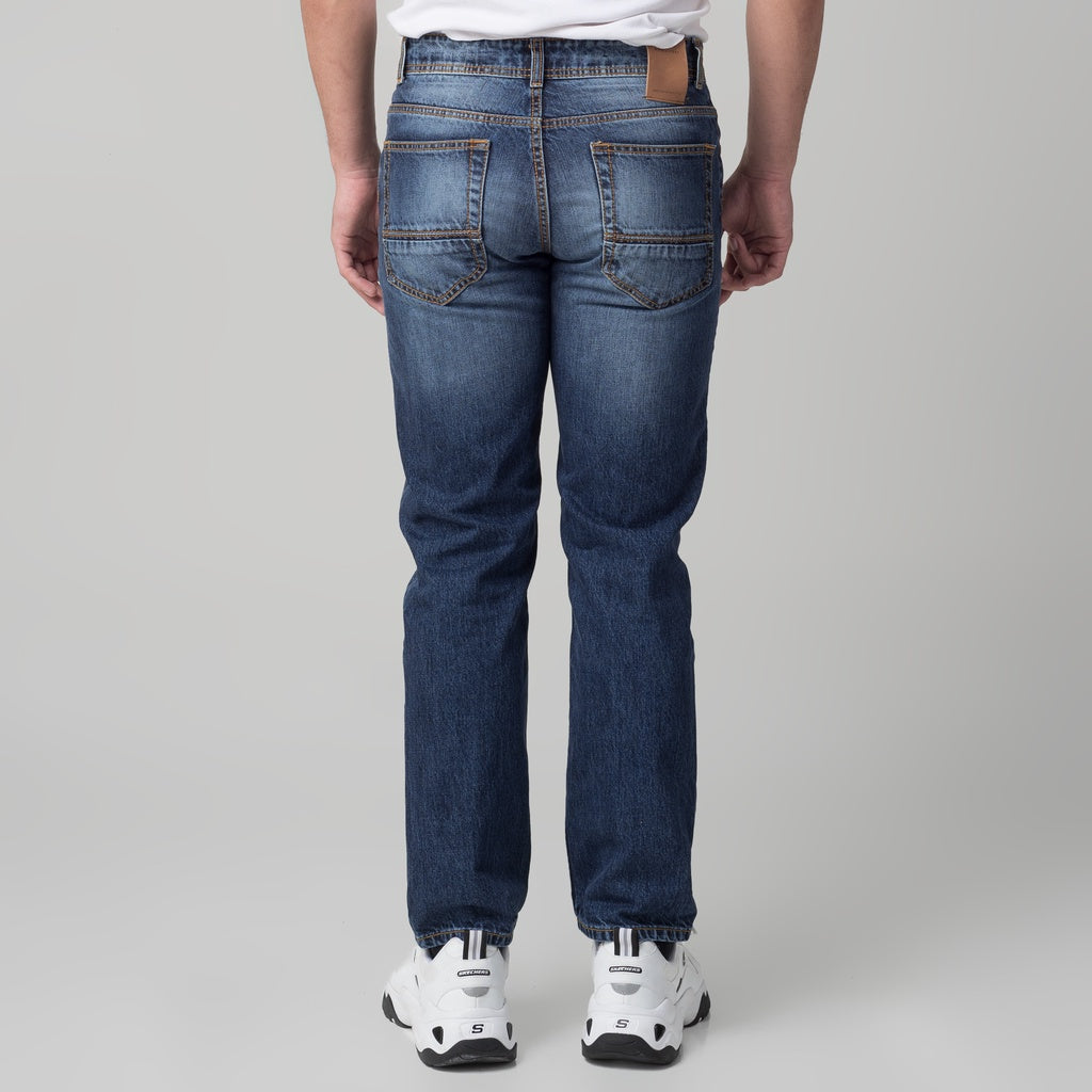 Benhill Premium Denim Pants Relaxed Fit Biru Wash 29625-26-3231F