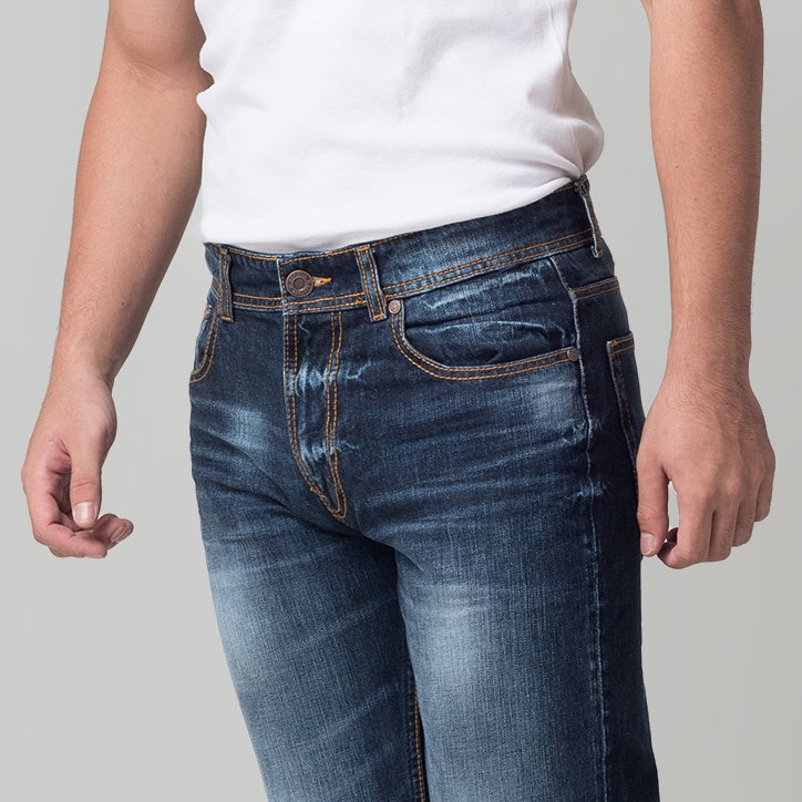 Benhill Premium Denim Pants Relaxed Fit Biru Wash 29619-20-3231F