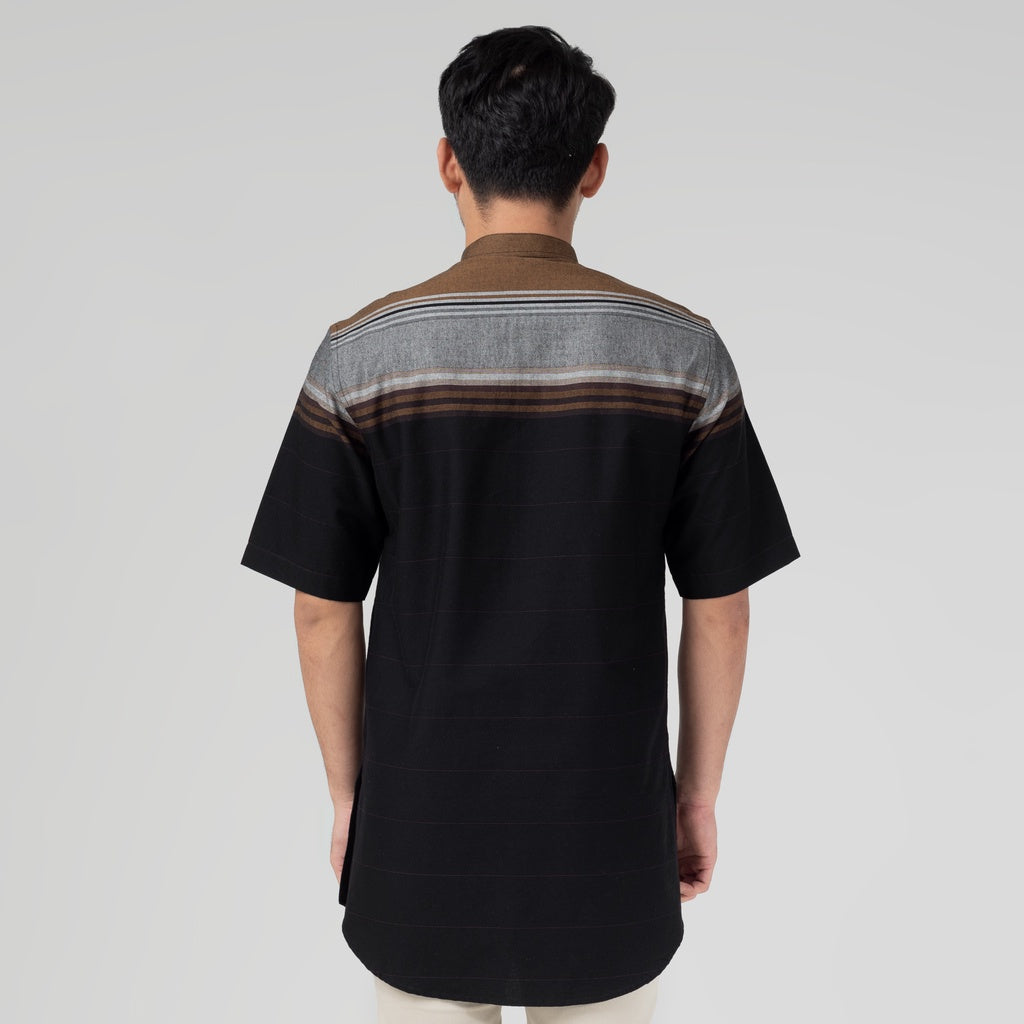 Benhill Koko Qurta Salur Pria Pendek Hitam 29914-15-3120H