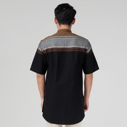 Benhill Koko Qurta Salur Pria Pendek Hitam 29914-15-3120H