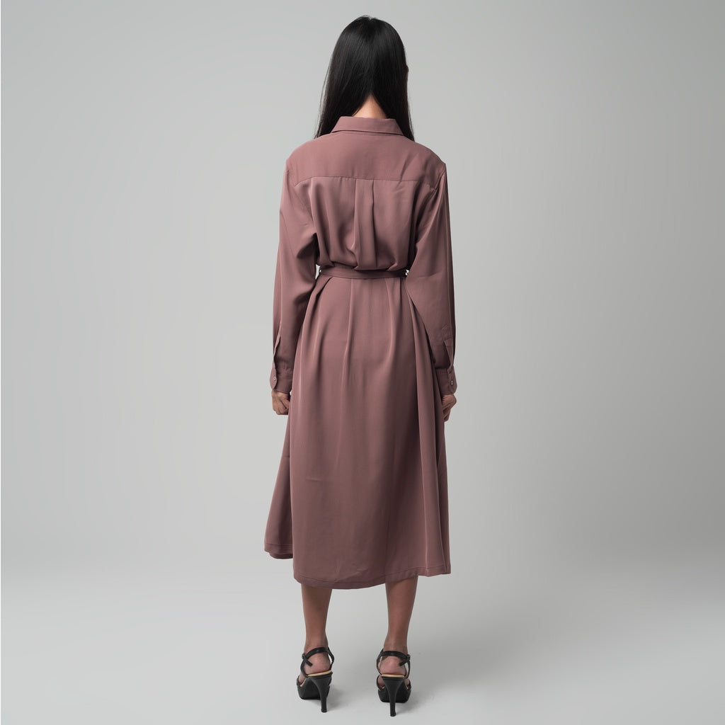 Benhill Dress Tunik Cotton A Line Rose Taupe A206-29J1J