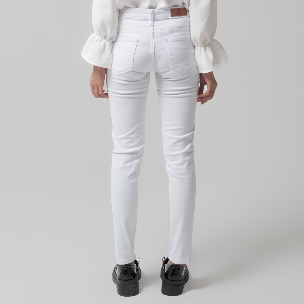 Benhill Celana Panjang Wanita Denim Skinny Putih A187-A188-221