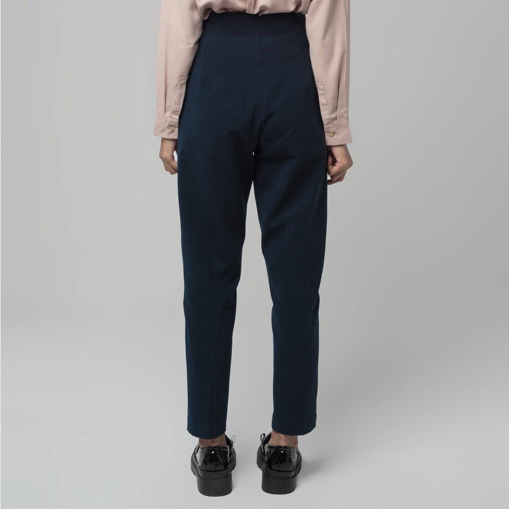 Benhill "Aerum" Celana Wanita High Waist Navy A181-29G45