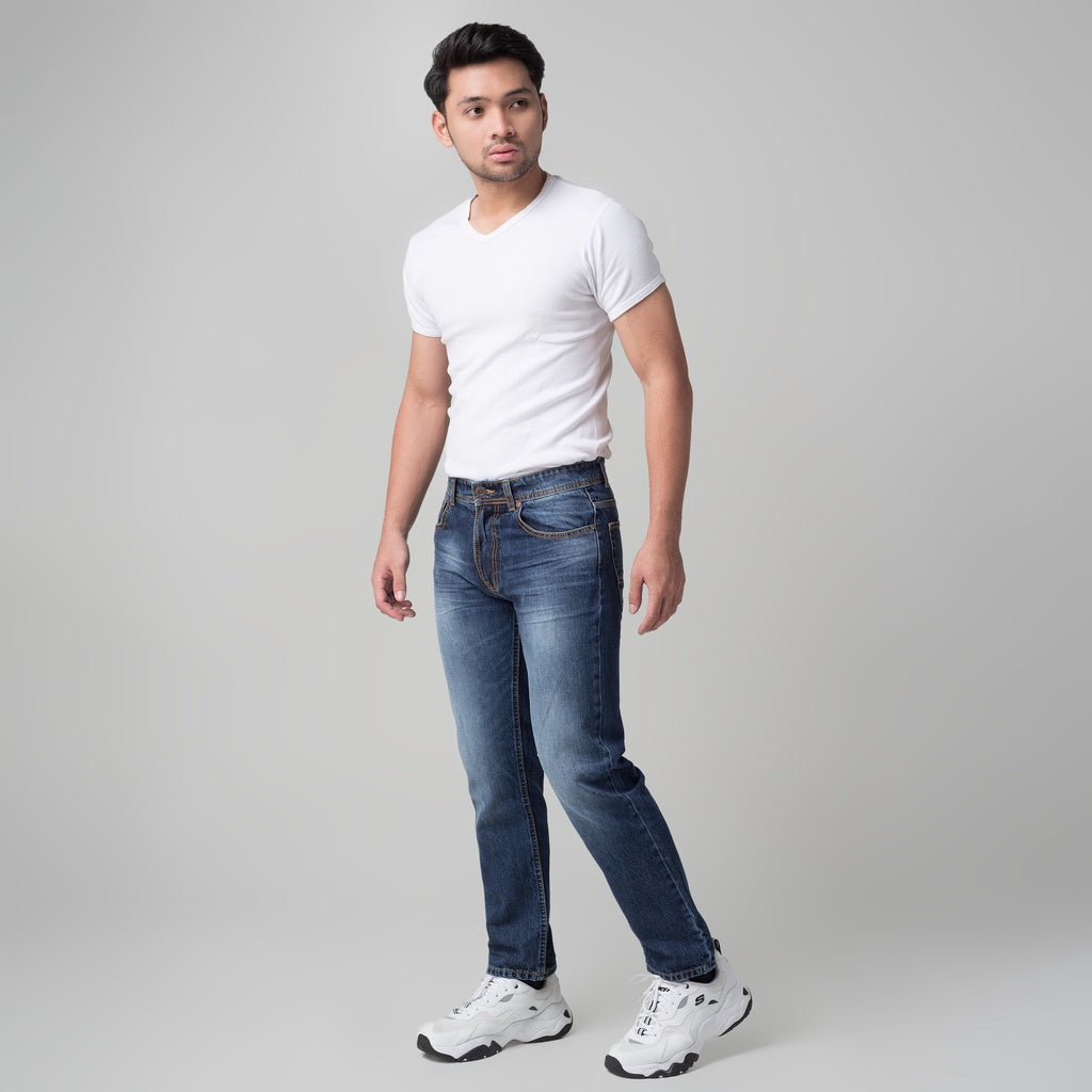 Benhill Premium Denim Pants Relaxed Fit Biru Wash 29625-26-3231F